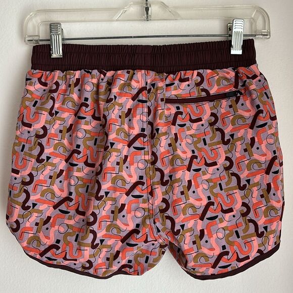 Outdoor Research Women Zendo Multi Shorts moth print SPF 50 brown pink XS NWT! - Picture 5 of 12